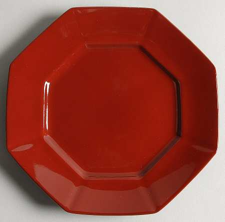 Total Color Cinnabar (Octagonal) Bread & Butter Plate