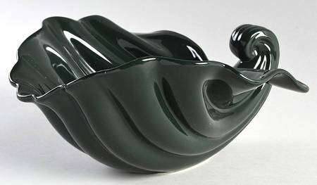 Total Color Hunter Green (Round) 8" Shell Shaped Bowl