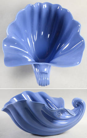 Total Color Lavender (Round) 8" Shell Shaped Bowl