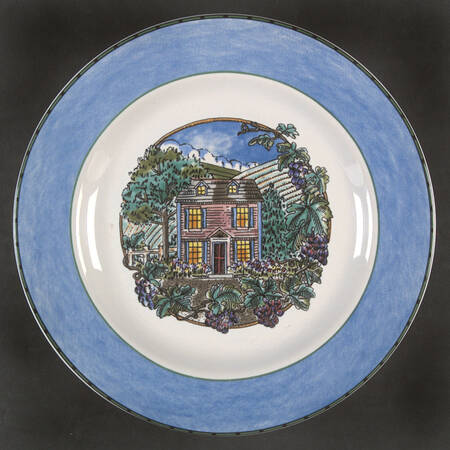 Town and Country Salad Plate