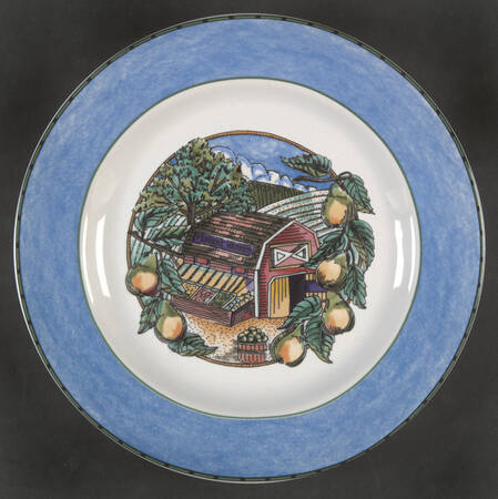 Town and Country Salad Plate