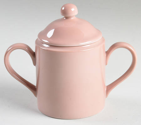 Total Color Dusty Rose (Round) Sugar Bowl & Lid