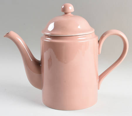 Total Color Dusty Rose (Round) Coffee Pot & Lid