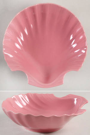 Total Color Raspberry (Round) 7" Shell Shaped Dish
