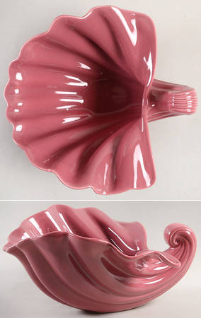 Total Color Raspberry (Round) 8" Shell Shaped Bowl