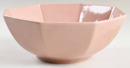 Total Color Dusty Rose (Octagonal) 8" Octagonal Vegetable Bowl