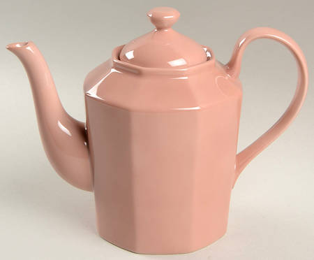 Total Color Dusty Rose (Octagonal) Teapot & Lid