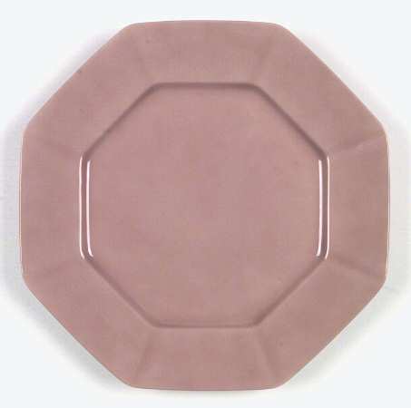 Total Color Dusty Rose (Octagonal) Dinner Plate