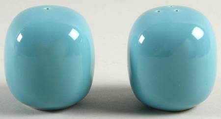 Total Color Spectrum Aqua (Round) Salt & Pepper Set