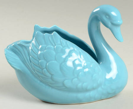 Total Color Spectrum Aqua (Round) Figural Candlestick