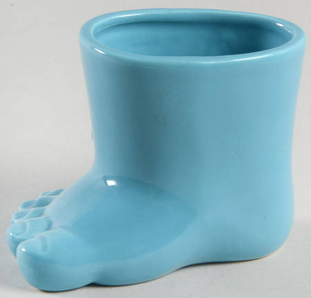 Total Color Spectrum Aqua (Round) 2" Foot Vase