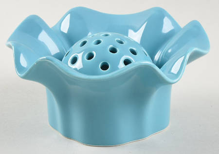 Total Color Spectrum Aqua (Round) Pierced Tea Light/Potpourri with Insert