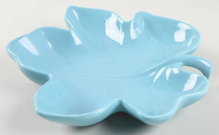 Total Color Spectrum Aqua (Round) 8" Leaf Dish