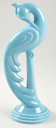 Total Color Spectrum Aqua (Round) Bird Figurine