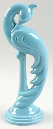 Total Color Spectrum Aqua (Round) Bird Figurine