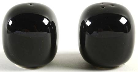 Total Color Spectrum Black (Round) Salt & Pepper Set
