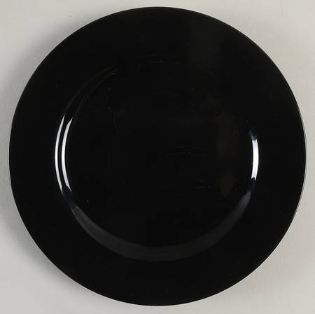 Total Color Spectrum Black (Round) Bread & Butter Plate