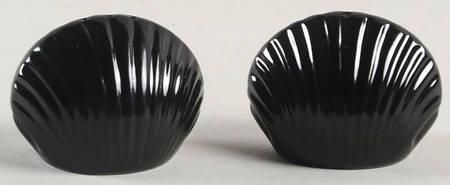 Total Color Spectrum Black (Round) Individual Salt & Pepper Set