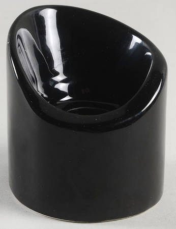 Total Color Spectrum Black (Round) 2" Candlestick