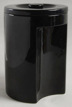 Total Color Spectrum Black (Round) Extra Large Canister & Lid