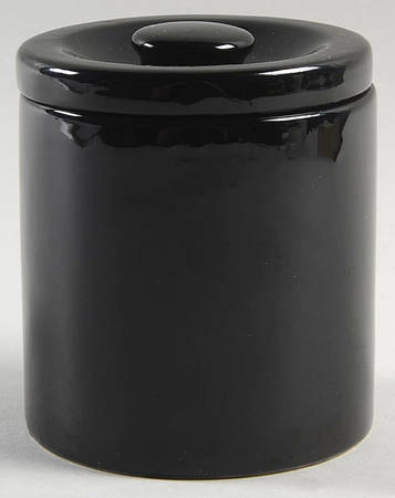 Total Color Spectrum Black (Round) Small Canister & Lid