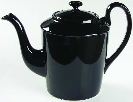 Total Color Spectrum Black (Round) Coffee Pot & Lid