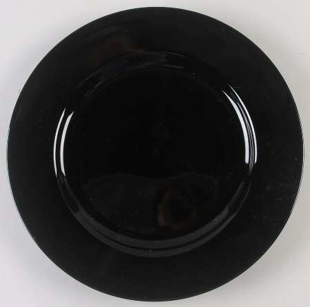 Total Color Spectrum Black (Round) Service Plate (Charger)