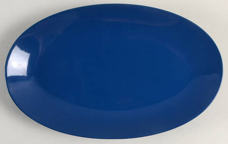 Total Color Spectrum Cobalt Blue (Round) Relish/Gravy Underplate