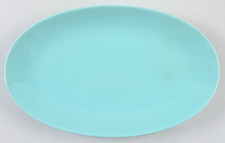 Total Color Spectrum Turquoise (Round) Relish/Gravy Underplate