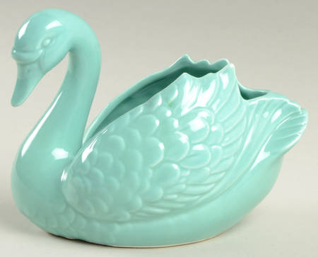 Total Color Spectrum Turquoise (Round) Figural Candlestick