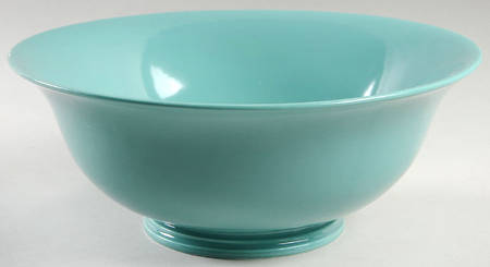 Total Color Spectrum Turquoise (Round) 11" Large Salad Serving Bowl