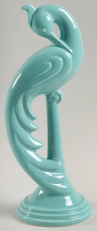 Total Color Spectrum Turquoise (Round) Bird Figurine