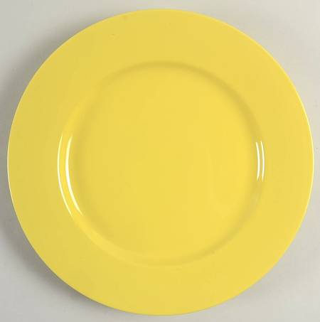 Total Color Spectrum Yellow (Round) Service Plate (Charger)