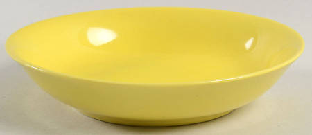 Total Color Spectrum Yellow (Round) Fruit/Dessert (Sauce) Bowl