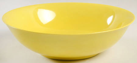 Total Color Spectrum Yellow (Round) 9" Round Vegetable Bowl