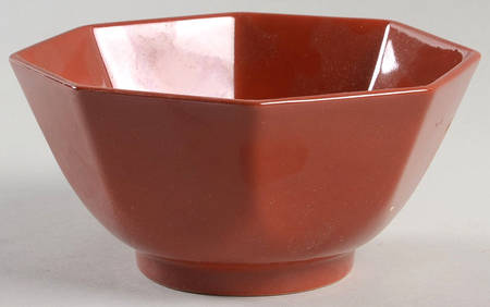 Total Color Terracotta (Octagonal) 5" Octagonal Vegetable Bowl