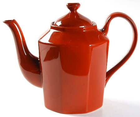 Total Color Terracotta (Octagonal) Teapot & Lid
