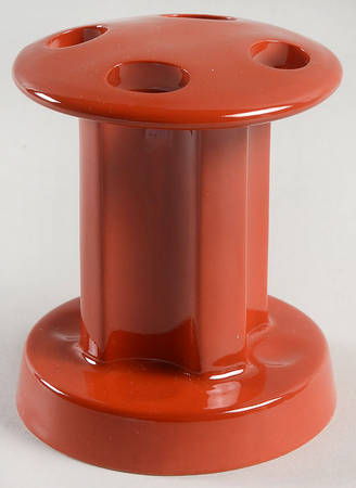 Total Color Terra Cotta (Round, Smooth) Toothbrush Holder