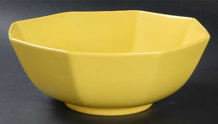 Total Color Yellow (Octagonal) 9" Octagonal Vegetable Bowl