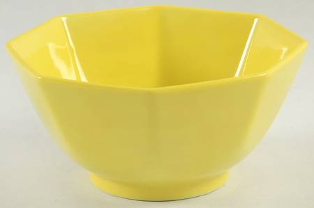 Total Color Yellow (Octagonal) Coupe Cereal Bowl