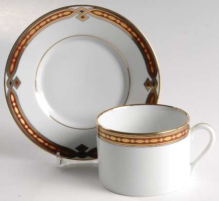 Townley Flat Cup & Saucer Set