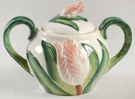 Tulip Garden Sugar Bowl & Lid