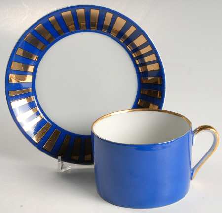 Tutankhamun Flat Cup & Saucer Set