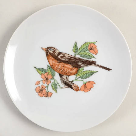 Variations Collector's Bird Dessert/Pie Plate