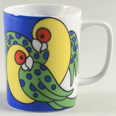 Variations Tropical Parrots Mug