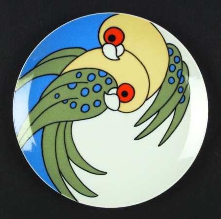 Variations Tropical Parrots by Fitz &amp; Floyd