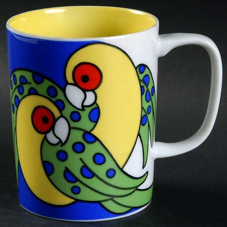 Variations Tropical Parrots Mug