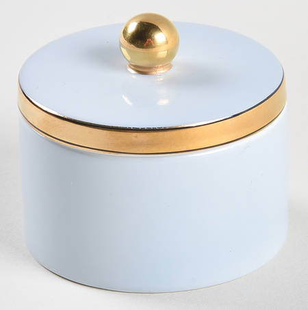 Versailles Bleu Round Box & Lid