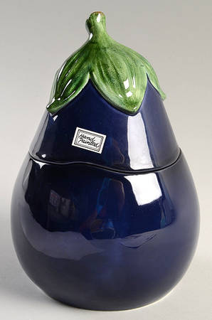 Vegetable Garden 8" Storage Jar & Lid