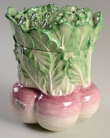 Vegetable Garden 7" Storage Jar & Lid